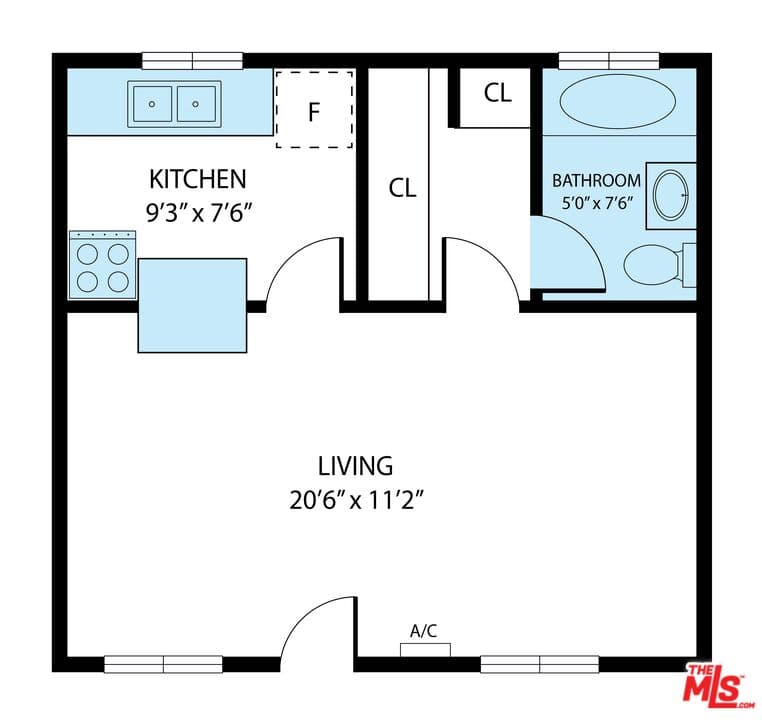 Studio, 1 ba Apartment in Los Angeles, CA — $1,995/mo — photo 2