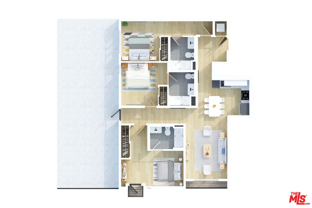 3 bd, 6 ba Townhouse in Los Angeles, CA — $5,095/mo — photo 1